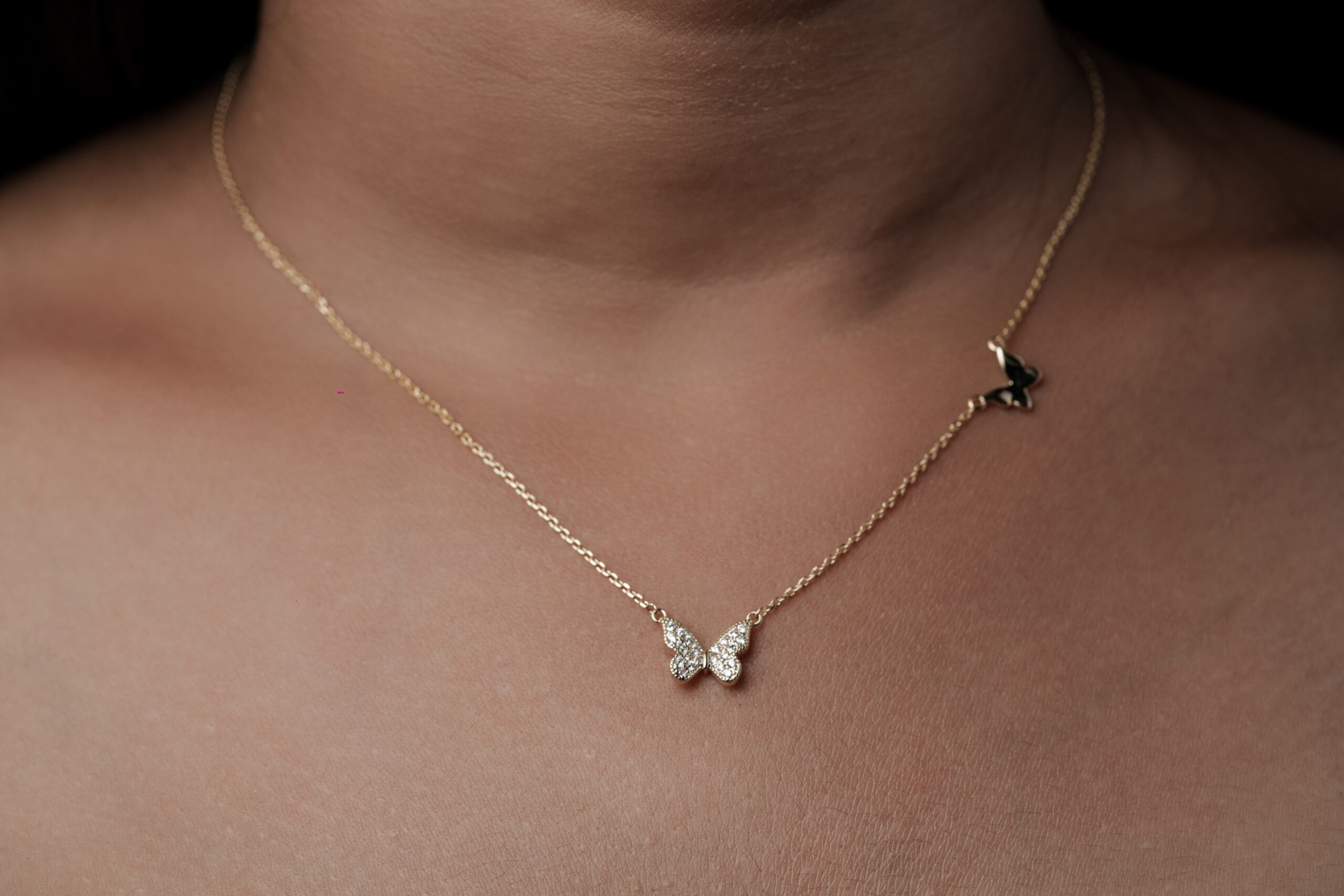 Dainty Butterfly Pendant Necklace