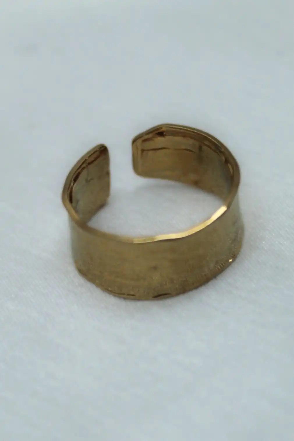 Gold Adjustable Open Ring