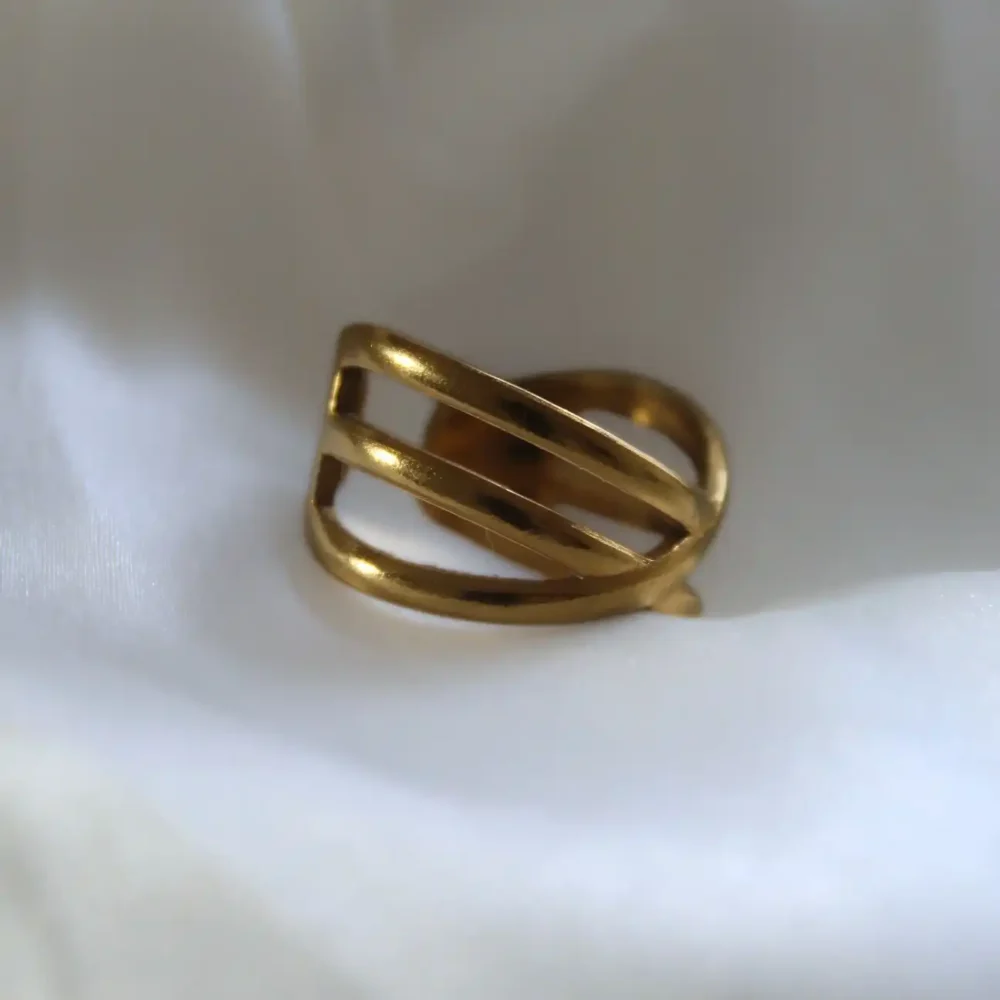 Gold Vine Adjustable Ring