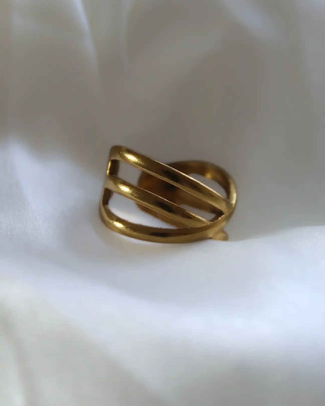 Gold Vine Adjustable Ring
