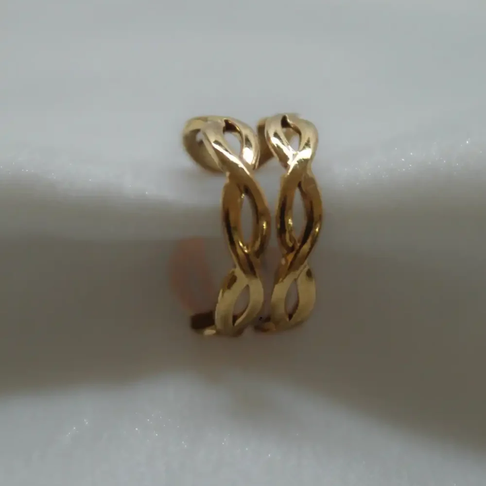 Gold Infinity Adjustable Ring