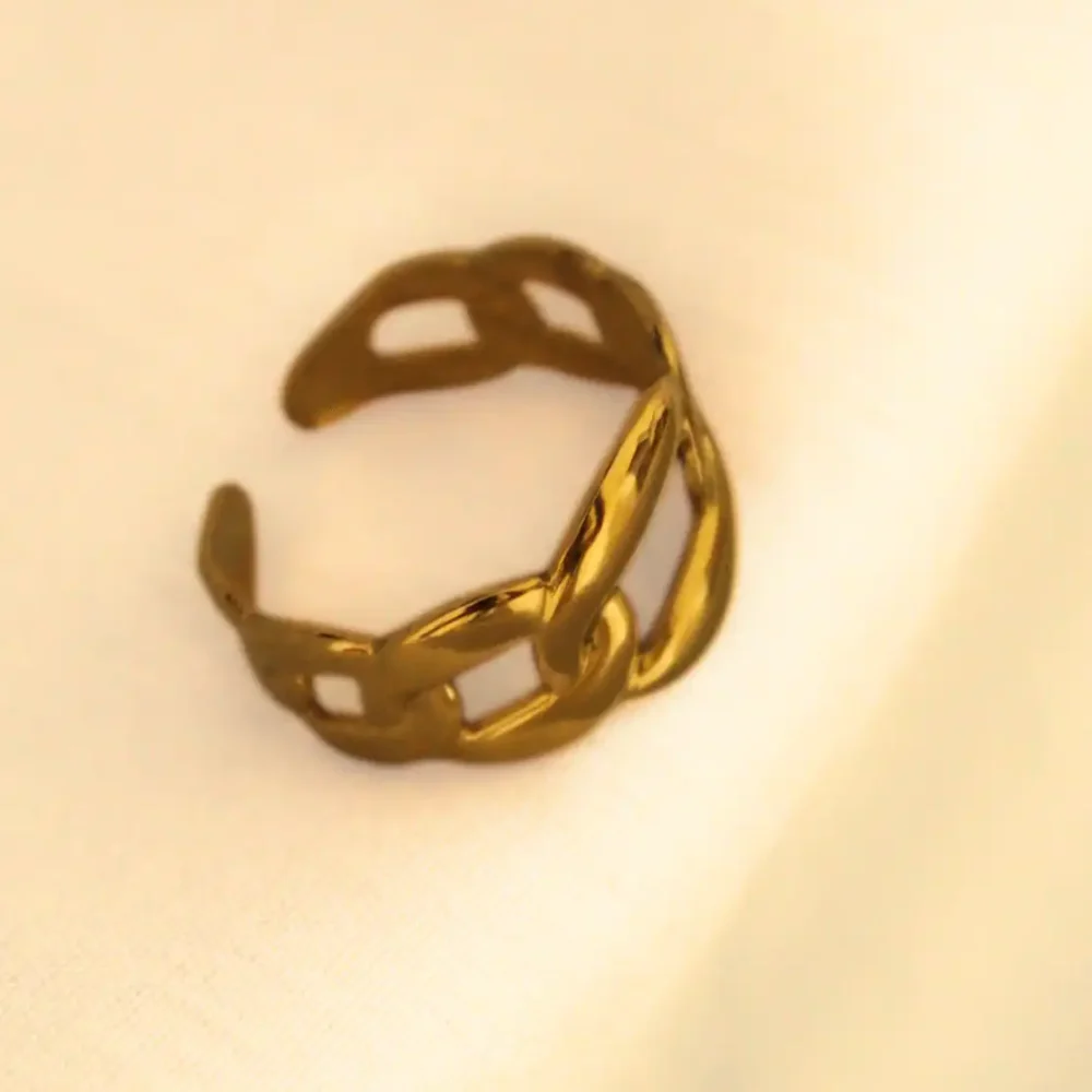 Gold Chain Link Ring